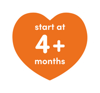 Heart image indicating to start at 4+ Months