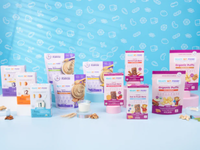 All RSF! products displayed on a table along with allergenic ingredients.