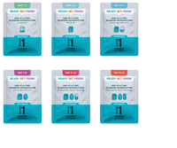 6 sachets of RSF! Stage 1 Mix-ins displayed individually
