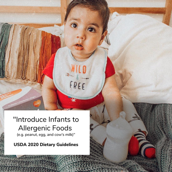 USDA 2020 Dietary Guidelines: “Introduce Infants to Allergenic Foods”