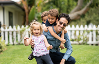 Dr Andrew Leitner with family