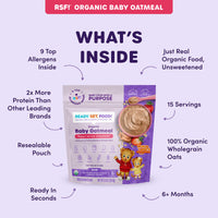 Organic Baby Oatmeal - Daniel Tiger Peanut Butter Strawberry
