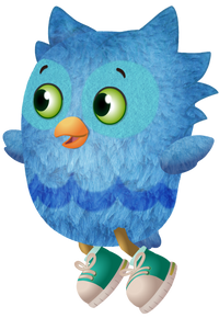 Owl character from Daniel Tiger