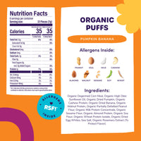 Organic Puffs - Pumpkin Banana