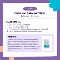 Organic Baby Oatmeal - Pumpkin Cinnamon