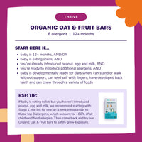 Organic Oat & Fruit Bars - Peanut Butter Strawberry