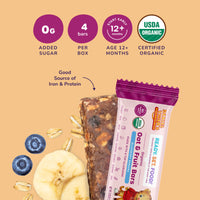 Organic Oat & Fruit Bars - Variety Packs