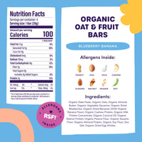 Organic Oat & Fruit Bars - Variety Packs