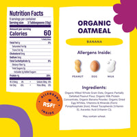 Organic Baby Oatmeal - 3 Allergens, Variety Pack