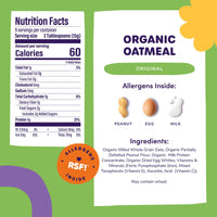 Organic Baby Oatmeal - 3 Allergens, Original