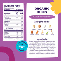 Organic Puffs - Daniel Tiger Peanut Butter Berry