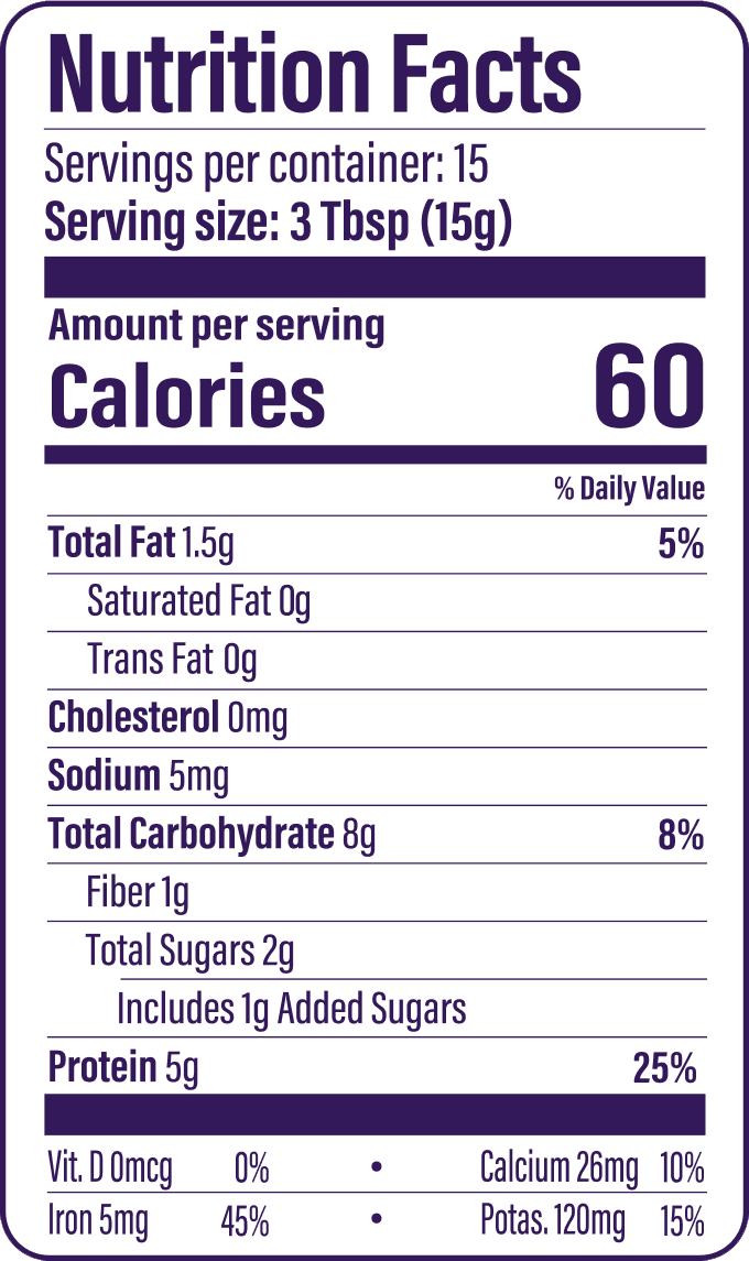 Nutrition Fact Panel