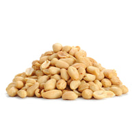 A pile of peanuts on a table