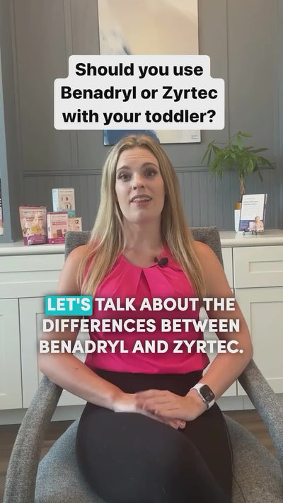 Should You Use Benadryl or Zyrtec With Your Toddler?
