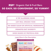 Organic Oat & Fruit Bars - Apple Cinnamon